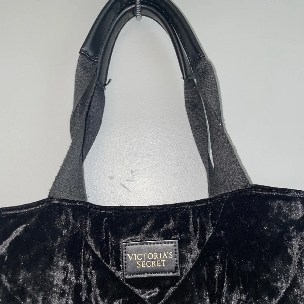 EUC Victoria's Secret Limited Edition Velvet Tote Shoulder Bag